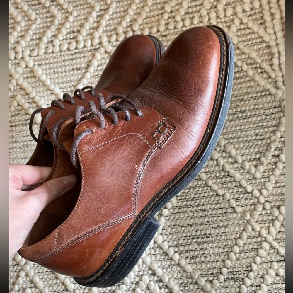 Florsheim‎ Mens Brown Leather Dress Shoes Size 9.5M